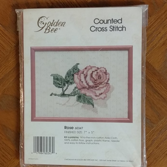 Vintage DIY Shabby Chic Needlepoint Decor Kits Sealed - Picture 9 of 11